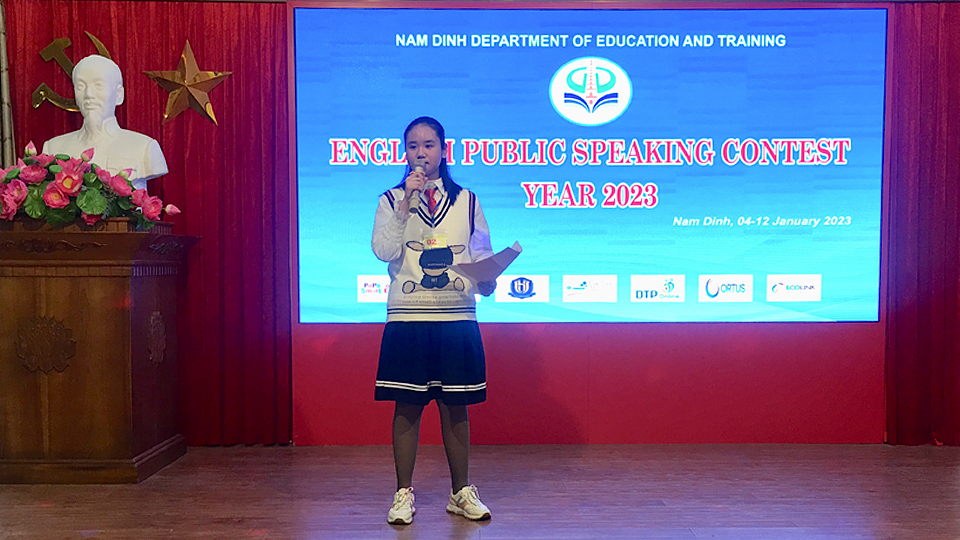 Khai mạc Hội thi Hùng biện Tiếng Anh cấp tỉnh năm học 2022-2023