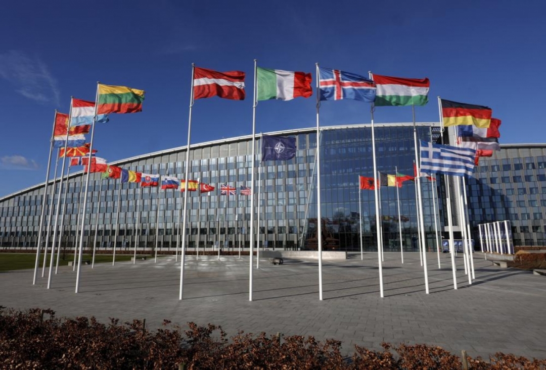 Trụ sở NATO ở Brussels, Bỉ.
Ảnh: AP