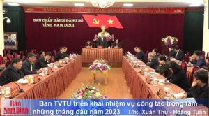 Ban TVTU triển khai nhiệm vụ công tác trọng tâm những tháng đầu năm 2023