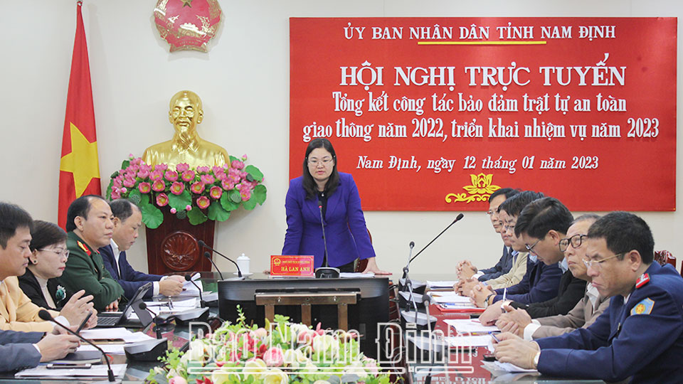 Triển khai nhiệm vụ bảo đảm trật tự an toàn giao thông năm 2023