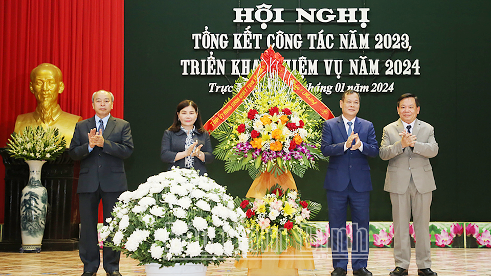 Huyện ủy Trực Ninh triển khai nhiệm vụ năm 2024