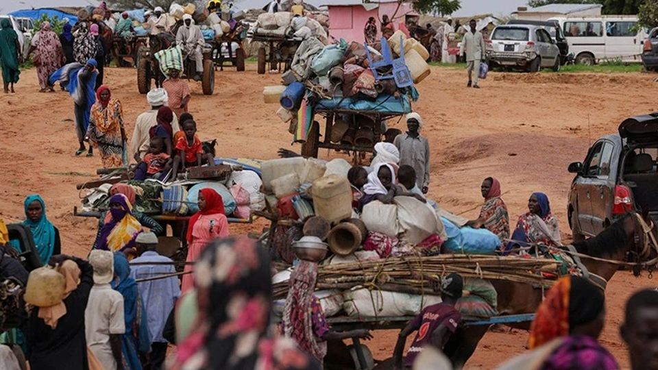 Nhiều người Sudan phải chạy tị nạn do xung đột. (Ảnh REUTERS)
