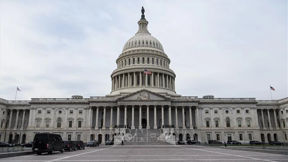 Tòa nhà Quốc hội Mỹ tại Washington, DC. (Ảnh: AFP/TTXVN)
