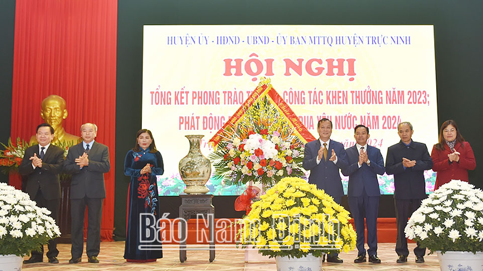 Huyện Trực Ninh phát động phong trào thi đua năm 2024