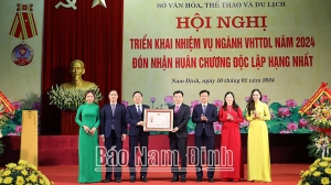 Sở Văn hóa, Thể thao và Du lịch đón nhận Huân chương Độc lập hạng Nhất