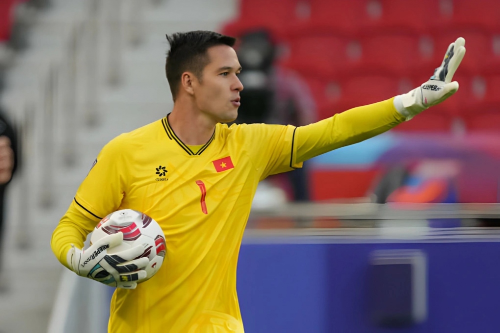 Nguyễn Filip thể hiện tốt trong khung thành ĐT Việt Nam ở Asian Cup 2023.