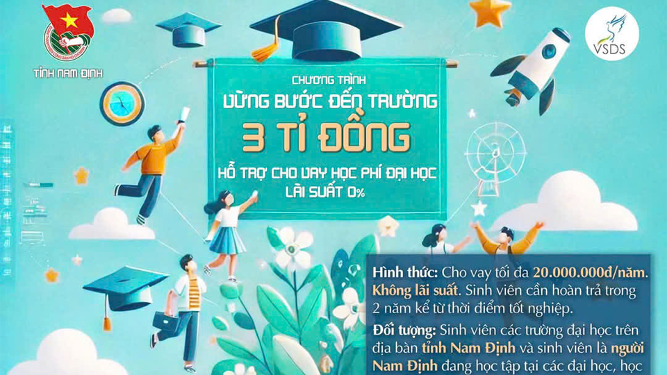 “Vững bước đến trường” - Gói hỗ trợ 3 tỷ đồng tiếp sức giấc mơ đại học