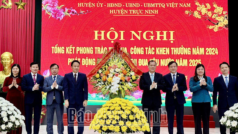 Huyện Trực Ninh phát động phong trào thi đua yêu nước năm 2025