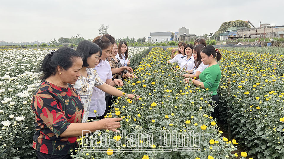 Đồng hành, hỗ trợ phụ nữ nghèo
phát triển kinh tế