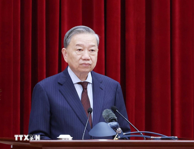 Tổng Bí thư Tô Lâm. (Ảnh: Thống Nhất/TTXVN)