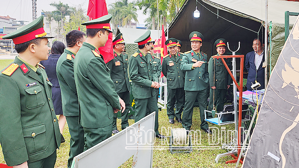 152 mô hình tham gia hội thi sáng kiến, cải tiến mô hình học cụ phục vụ huấn luyện năm 2023