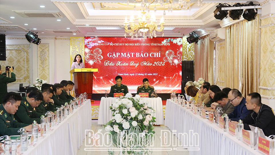 Bộ Chỉ huy BĐBP tỉnh gặp mặt các cơ quan báo chí đầu Xuân Quý Mão 2023
