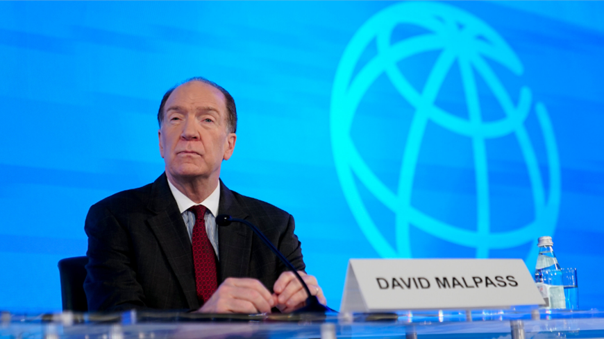 Chủ tịch WB David Malpass sẽ từ chức vào cuối tháng 6 tới. 
Ảnh: The New York Times