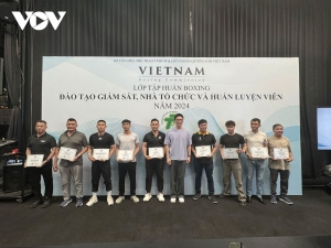 Quyền Anh Việt Nam lần đầu có khóa đào tạo HLV chuyên nghiệp