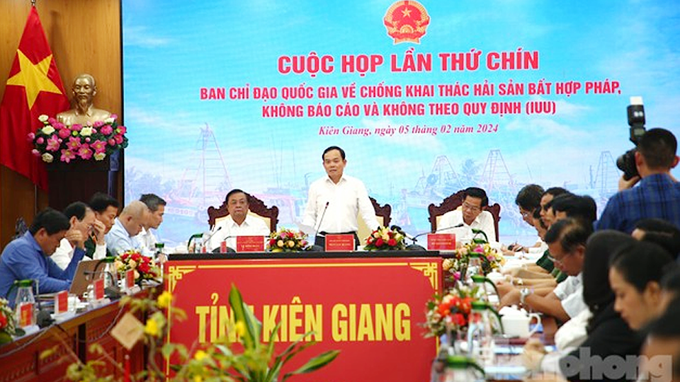 Phó Thủ tướng Trần Lưu Quang phát biểu chỉ đạo tại cuộc họp. Ảnh: Nhật Huy.

