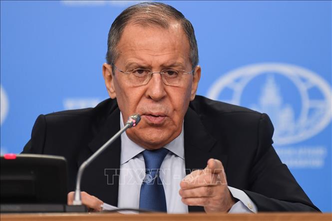 Bộ trưởng Ngoại giao Nga Sergei Lavrov. Ảnh: AFP/TTXVN
