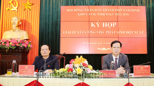 HĐND thành phố Nam Định tổ chức kỳ họp giải quyết công việc phát sinh đột xuất