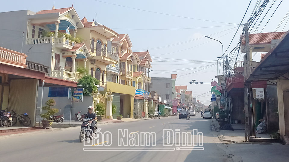 Thị trấn Ninh Cường ngày càng khang trang, hiện đại.