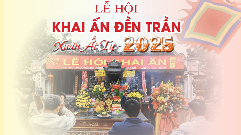 Lễ hội Khai ấn Đền Trần Xuân Ất Tỵ năm 2025