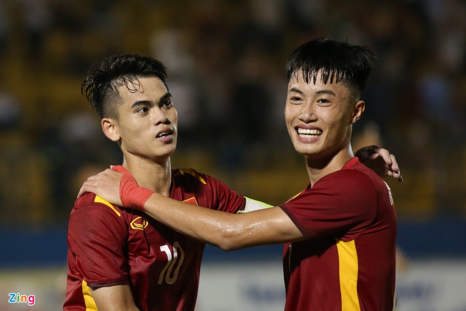 U20 Việt Nam đá trận ra quân gặp U20 Australia tại vòng chung kết U20 châu Á 2023 vào chiều nay (1/3). Ảnh: Nguyên Khang.