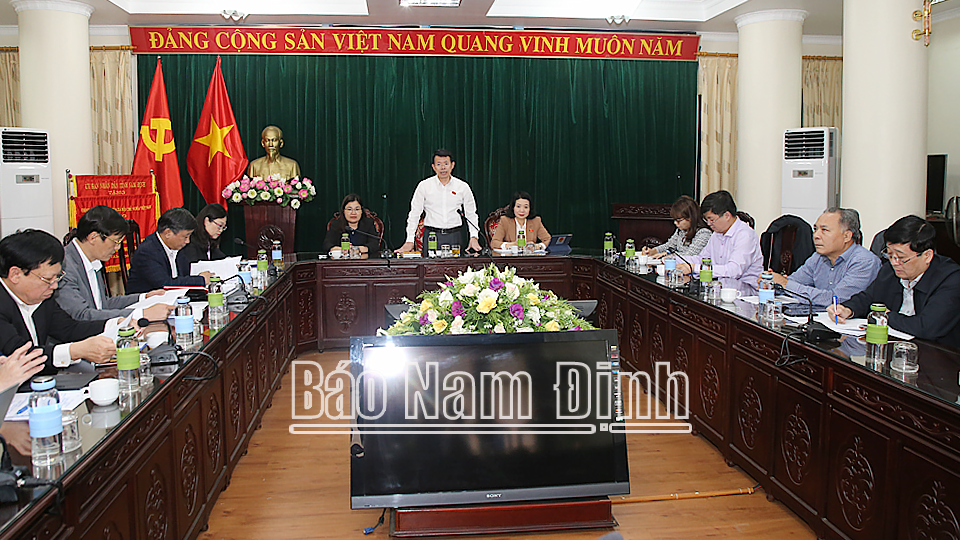 Quang cảnh buổi giám sát.