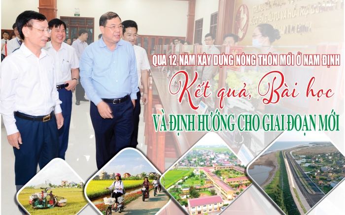 Qua 12 năm xây dựng nông thôn mới ở Nam Định: 
Kết quả, bài học và định hướng cho giai đoạn mới