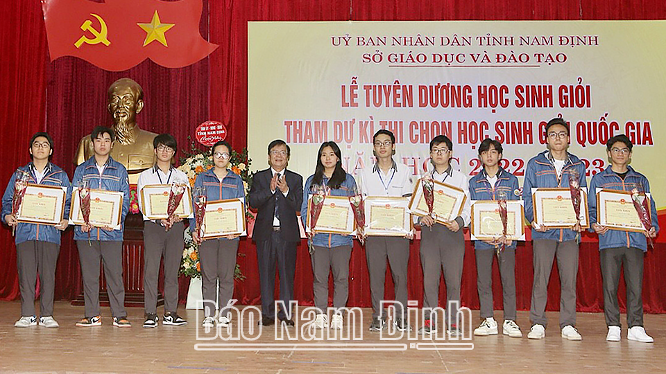  Nam Định có 73/93 em đoạt giải trong Kỳ thi chọn học sinh giỏi quốc gia 