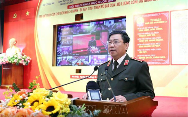 Hội thảo khoa học “Sáu điều dạy của Chủ tịch Hồ Chí Minh - di sản tinh thần vô giá của lực lượng Công an nhân dân”