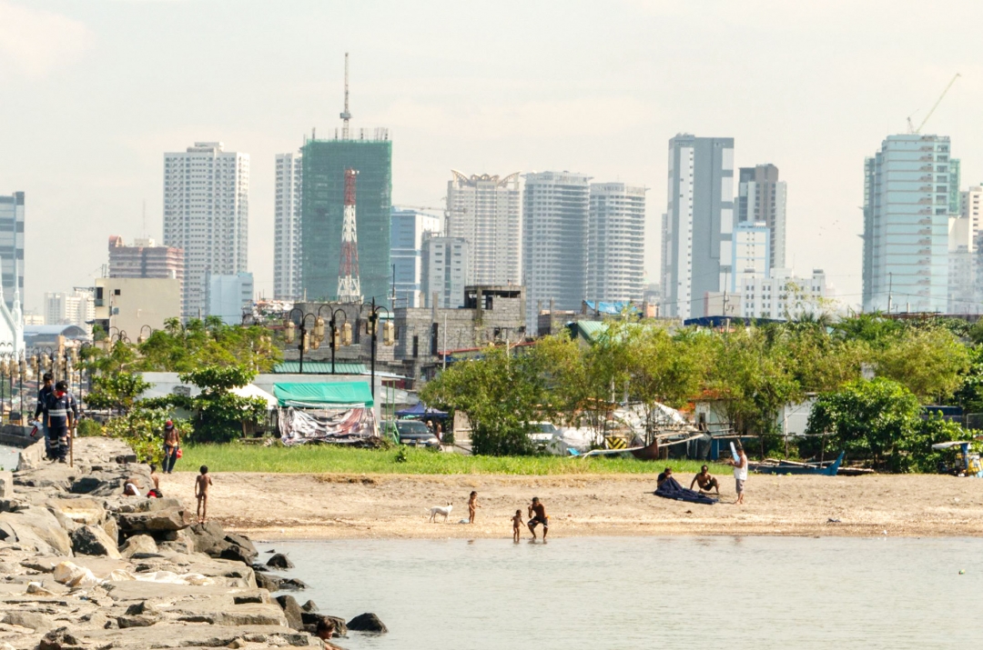 Nghiên cứu dự đoán các siêu đô thị châu Á như Manila, Thủ đô của Philippines, đặc biệt gặp rủi ro trước mực nước biển dâng cao.
Ảnh: Anadolu Agency
