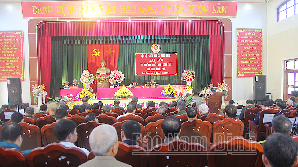 Hội Cựu chiến binh xã Trực Thanh tổ chức đại hội thi đua "Cựu chiến binh gương mẫu"