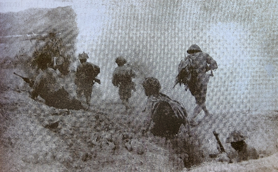 Các chiến sĩ Đại đoàn 312 tấn công tiêu diệt Trung tâm đề kháng Him Lam tháng 3/1954.