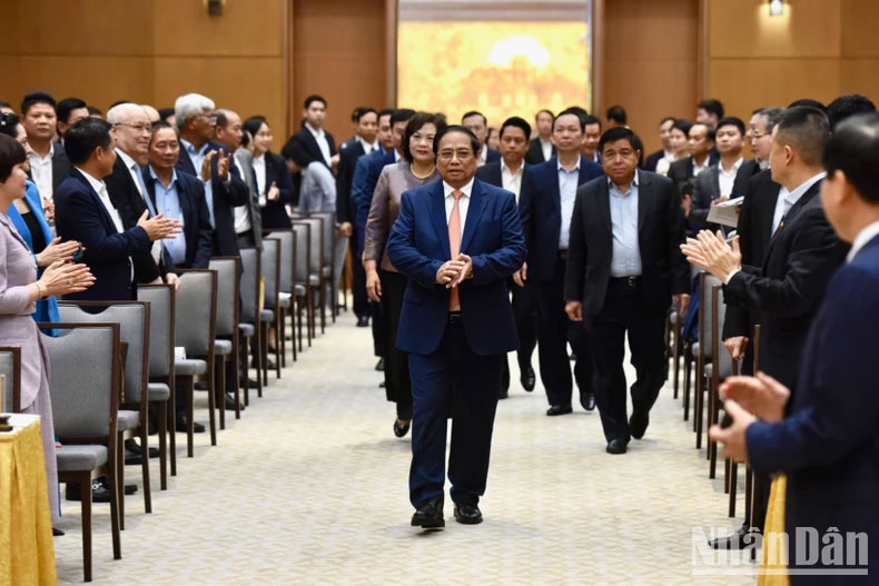 Thủ tướng Phạm Minh Chính đến dự Hội nghị.
