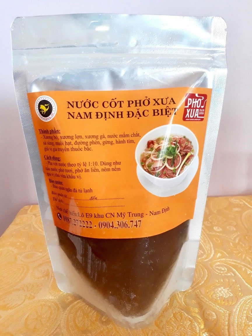Nước cốt Phở Xưa Nam Định đặc biệt đã xuất khẩu được ra thị trường nước ngoài.
