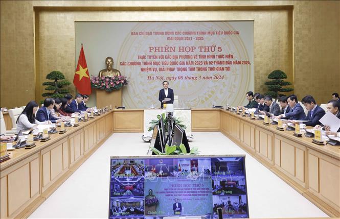 Hội nghị trực tuyến Ban Chỉ đạo Trung ương các Chương trình mục tiêu quốc gia giai đoạn 2021-2025