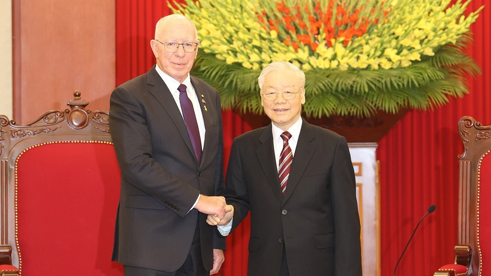 Tổng Bí thư Nguyễn Phú Trọng tiếp
Toàn quyền Australia thăm cấp Nhà nước tới Việt Nam