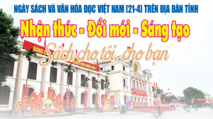 Ngày Sách và Văn hóa đọc Việt Nam (21-4) trên địa bàn tỉnh