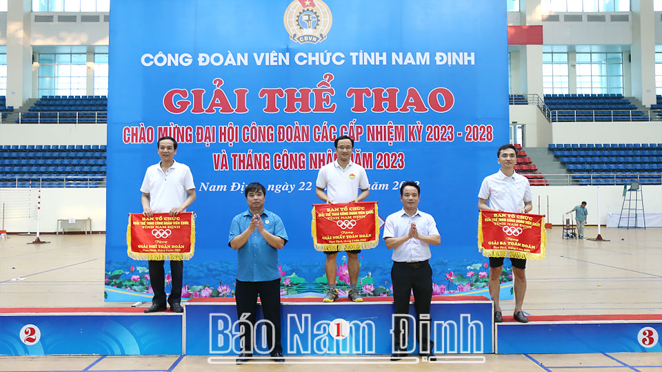 Giải thể thao Công đoàn Viên chức tỉnh năm 2023