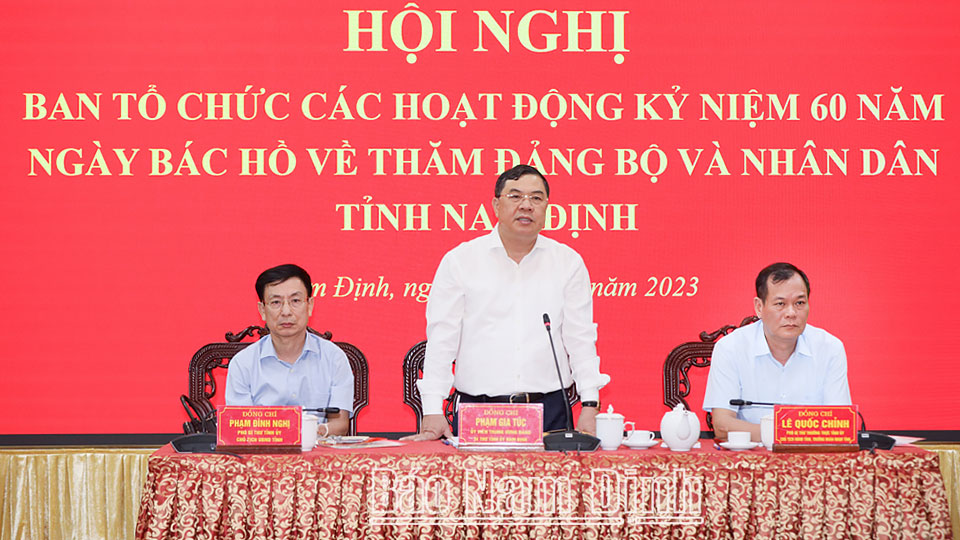 Để Lễ kỷ niệm 60 năm Bác Hồ về thăm Nam Định diễn ra trang trọng, ý nghĩa