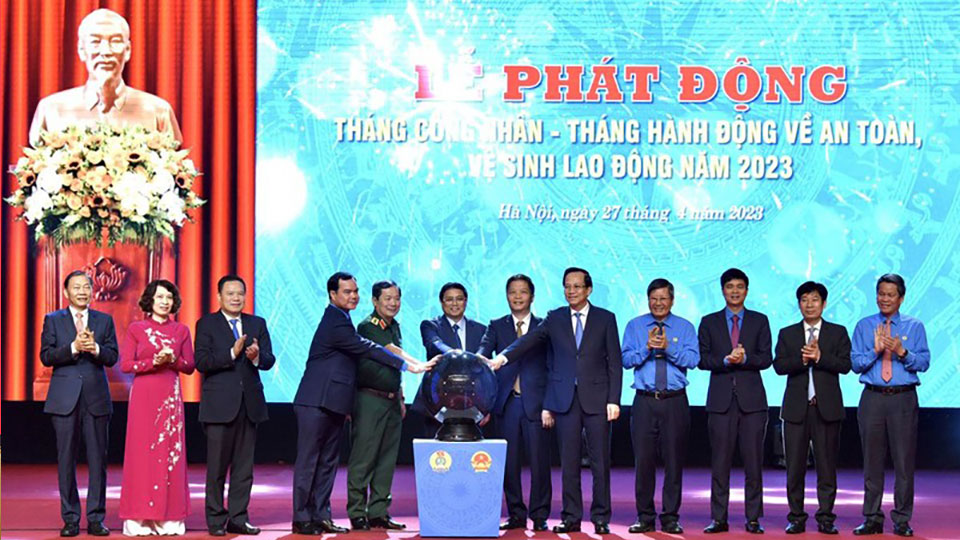 Thủ tướng Phạm Minh Chính dự Lễ phát động Tháng Công nhân năm 2023