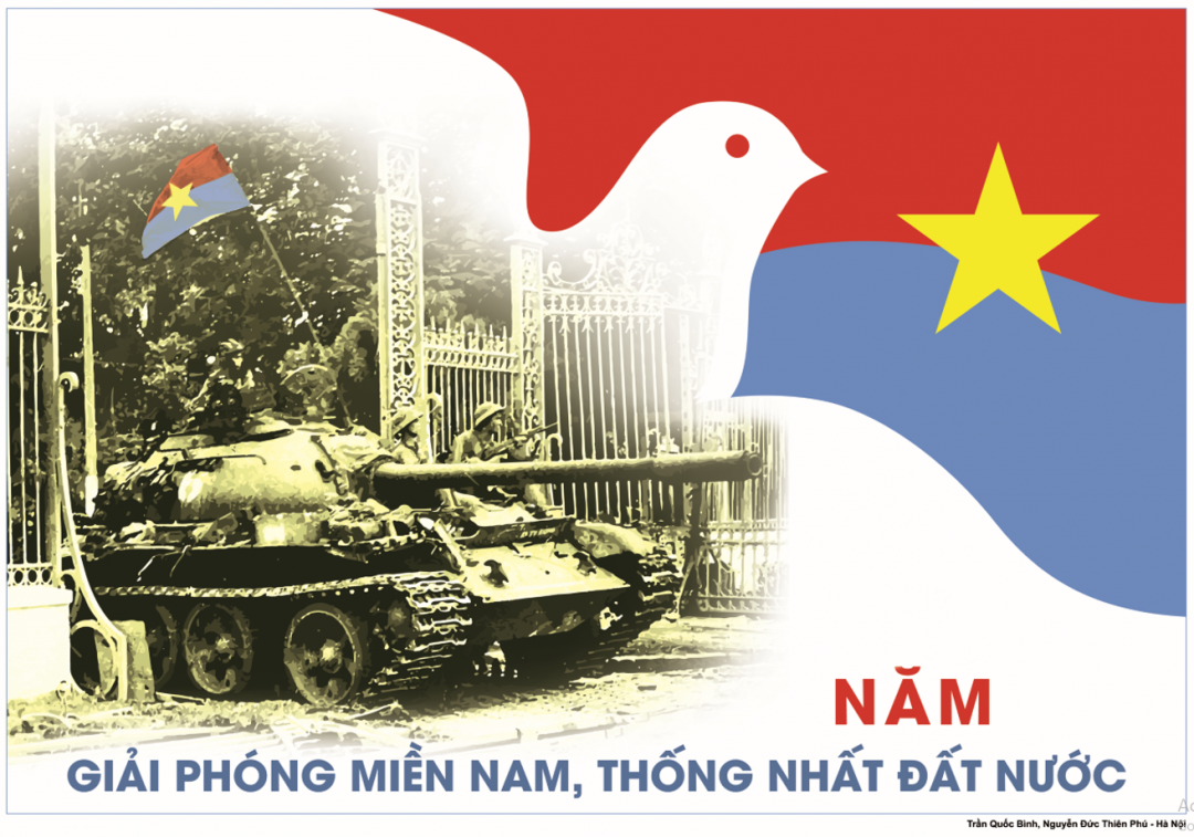 Tranh cổ động của Trần Đức Bình, Nguyễn Đức Thiên Phú.