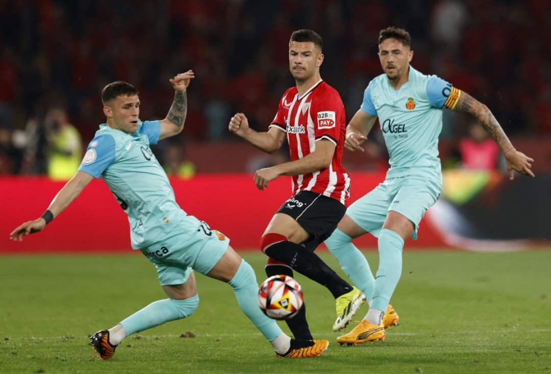Trận chung kết Cúp Nhà Vua Tây Ban Nha giữa Athletic Bilbao và Mallorca kéo dài tới 120 phút rồi đi tới loạt sút luân lưu.