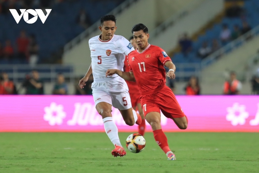 Rizky Ridho (số 5) là một trong những tuyển thủ quốc gia Indonesia có mặt trong thành phần U23 Indonesia.