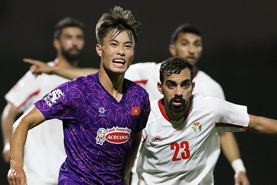 U23 Việt Nam không ghi được bàn nào vào lưới Jordan.