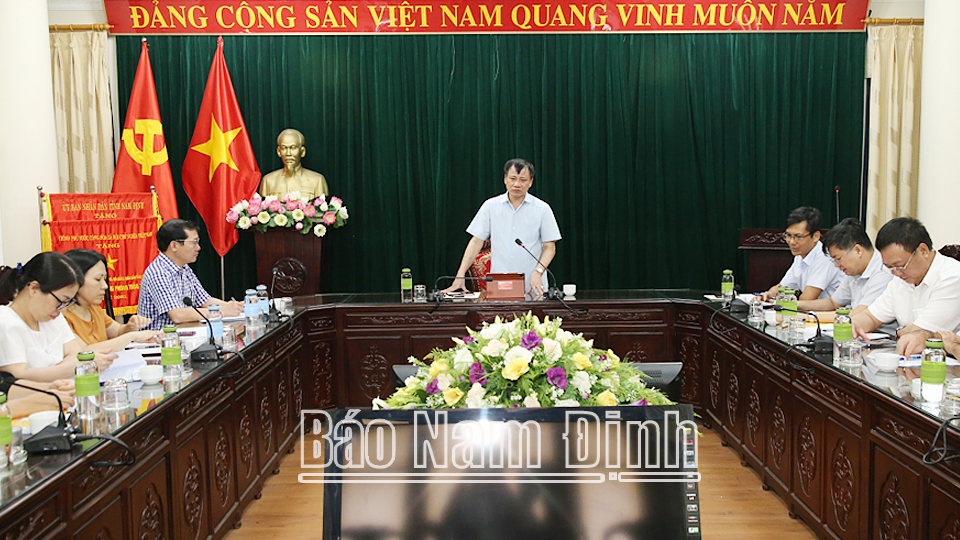 Đồng chí Mai Thanh Long, TUV, Phó Chủ tịch HĐND tỉnh phát biểu kết luận buổi giám sát.