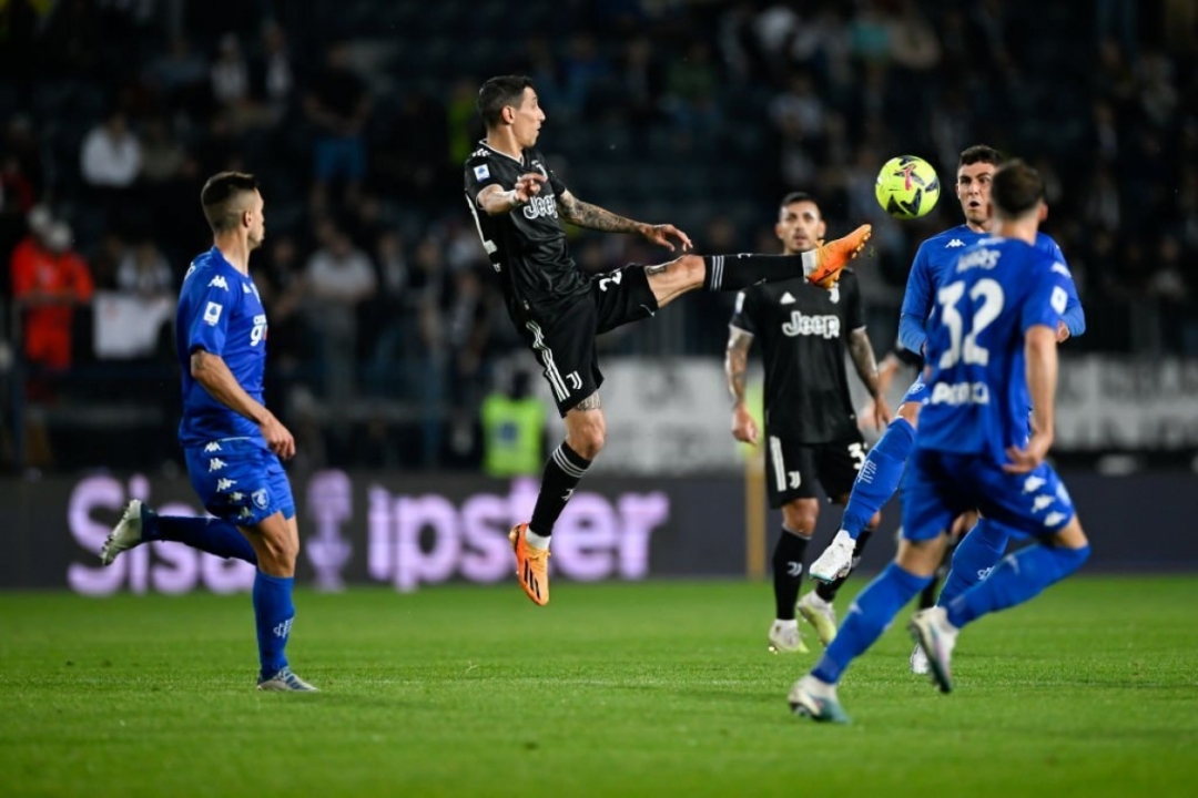 Juventus lép vế trước Empoli trong hiệp 1