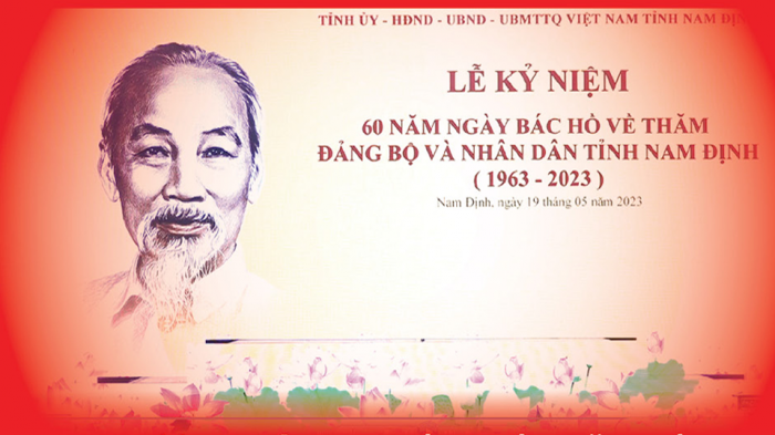 Lễ kỷ niệm 60 năm Ngày Bác Hồ về thăm Đảng bộ và nhân dân tỉnh Nam Định