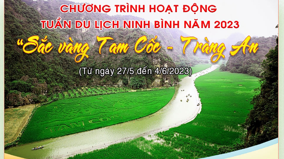 Chương trình hoạt động Tuần Du lịch Ninh Bình năm 2023