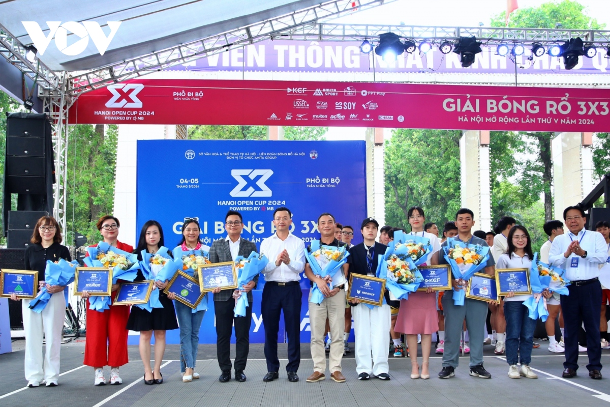 Lễ khai mạc Giải bóng rổ 3x3 Hà Nội mở rộng lần thứ V năm 2024 – “3x3 Hanoi Open Cup 2024 Powered By MB”.