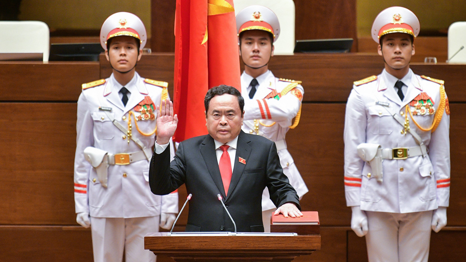 Đồng chí Trần Thanh Mẫn được bầu giữ chức Chủ tịch Quốc hội