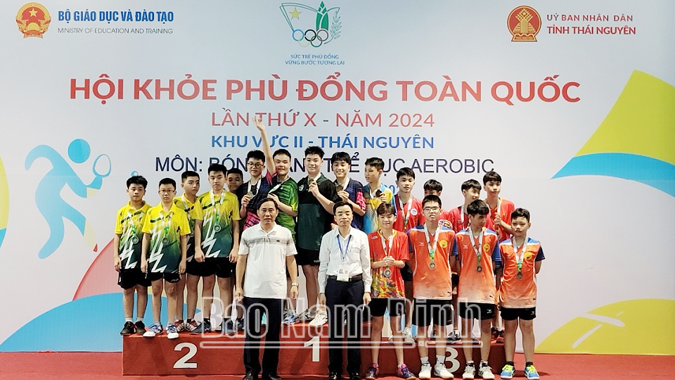 Đoàn Nam Định đoạt 21 huy chương tại Hội khỏe Phù Đổng toàn quốc lần thứ X - năm 2024, khu vực II